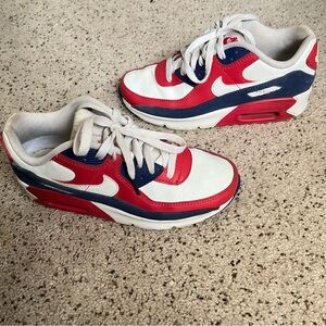 Nike Air Max 90 | Size 5 Youth Blue, Red,